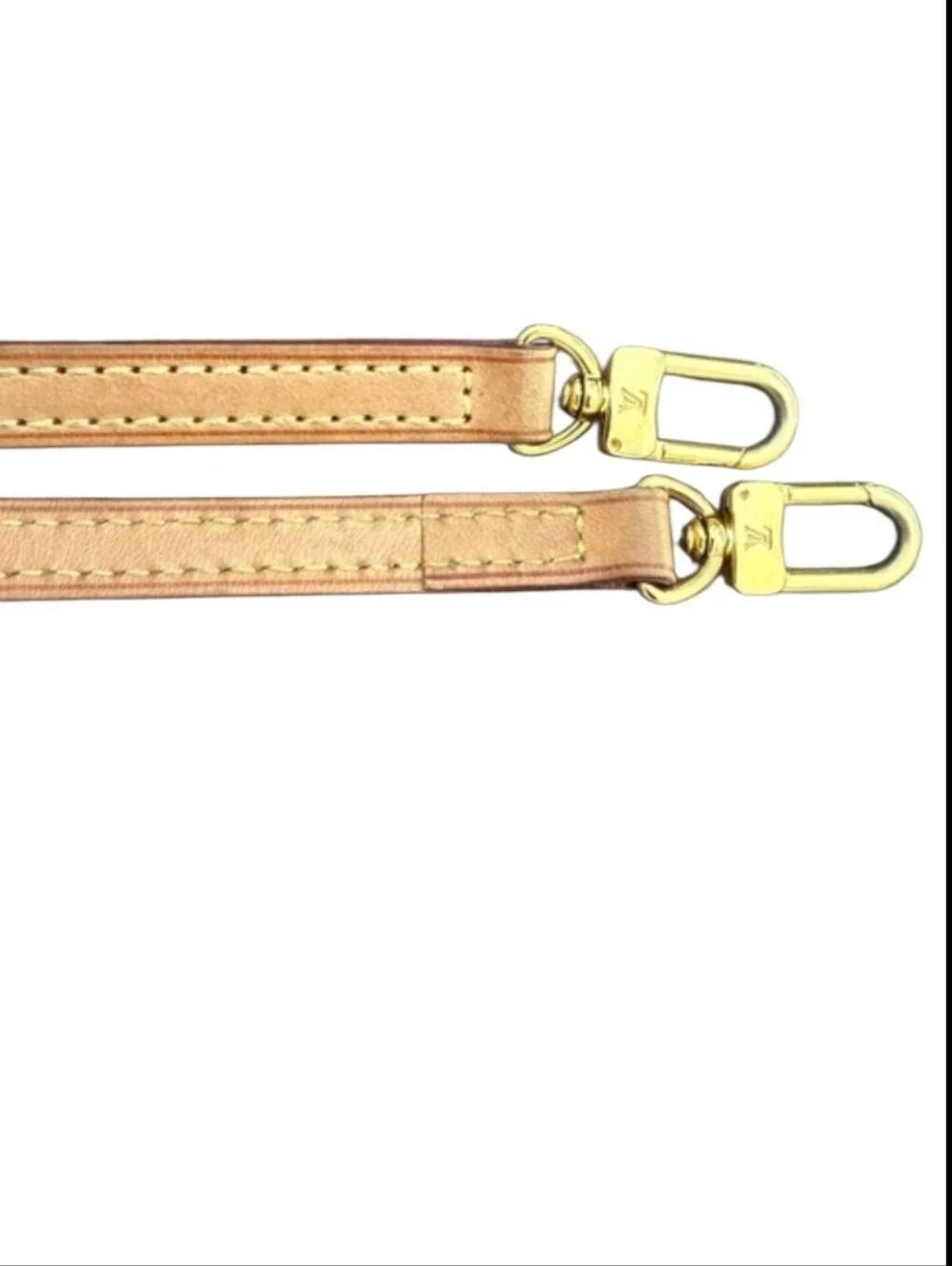 Authentic Louis Vuitton Authentic Vachetta Leather Strap for Eva Clutch 47